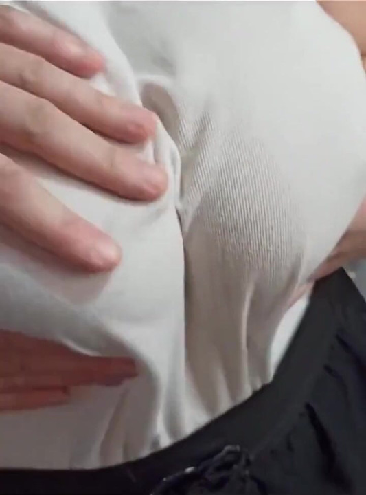 He Squeezed Her Big Boobs and Entered Her Sweet Holes