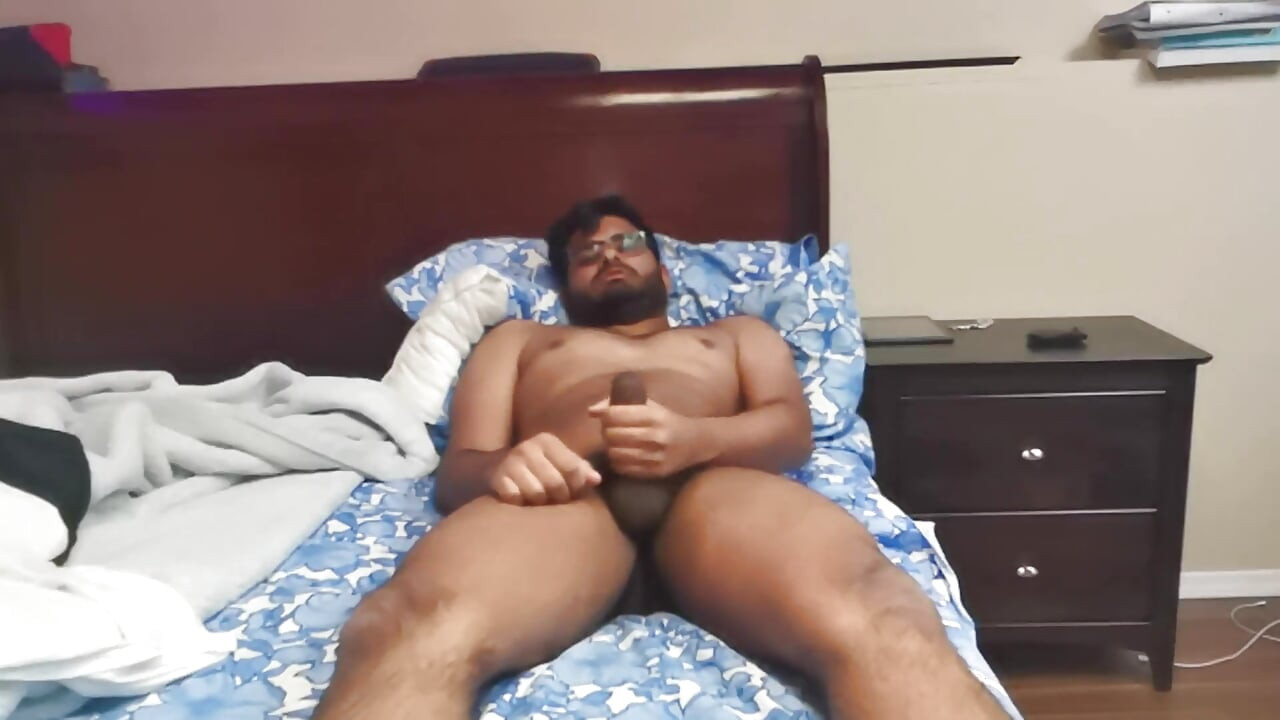 Hairy Indian Masturbating and Showing Fat Ass