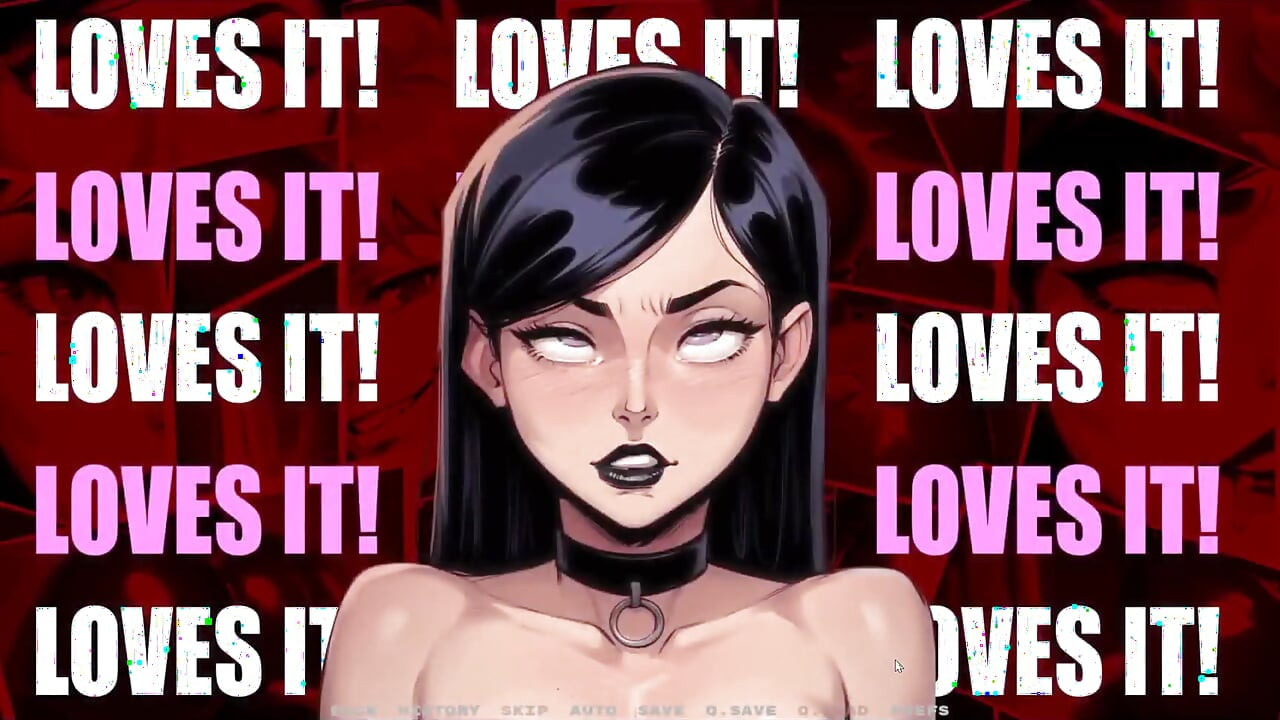 私の新しい彼女 タブー変態ゲーム エピソード41 ゴス系の彼女とのBDSMスパンキング!