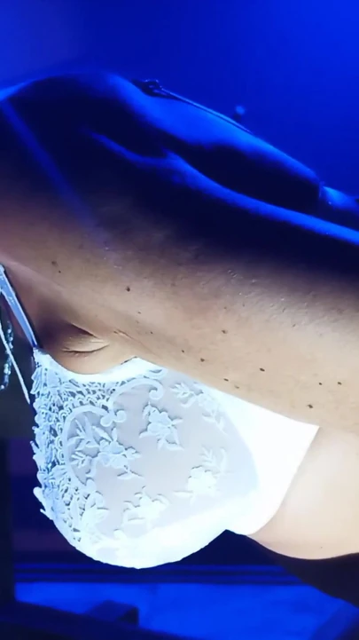 Jaw-dropping moment from "CoraBitch Gang Bang in the swinger club this time everything without rubber"