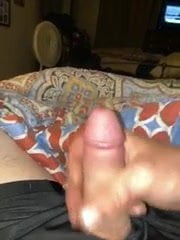 Hard pierced cock