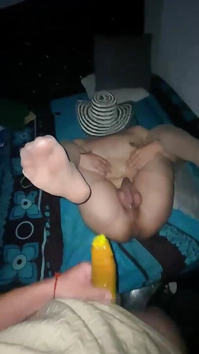 SHE CATCHES HER  MASTURBATING AND ENDS UP GETTING HER ASS FUCKED