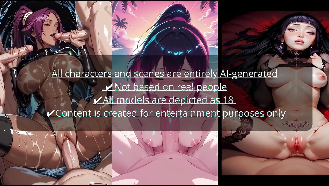 Super Hot Big Boobies & Ass Ai Girls Get Fucked so Hard