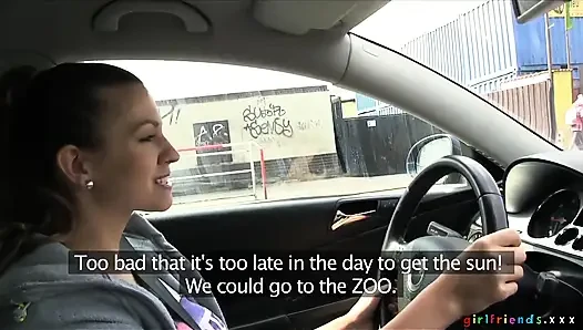 Girlfriends XXX - sonntagsfahrt wird zu einem muschilecken-wettbewerb