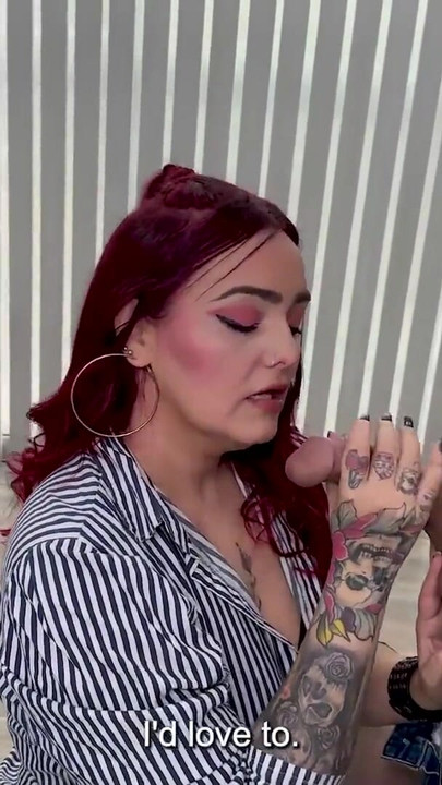 Powerful moment from "MILF therapist fucks a nerd boy in her office, she's a curvy Colombian, vaginal creampie! Danyel Mast"