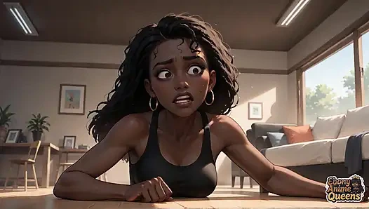 Ebony Queen's Tropical Blowjob: the Best Ebony XXX Porn!