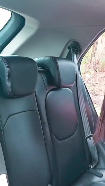 My stepfather fucks me in the car in the middle of the woods | Clip 1