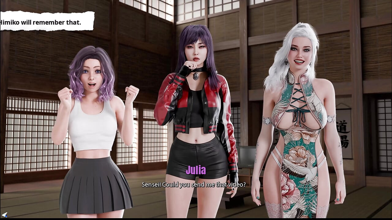 Julia u Japanu 3 Himiko pristala trenirati Juliju