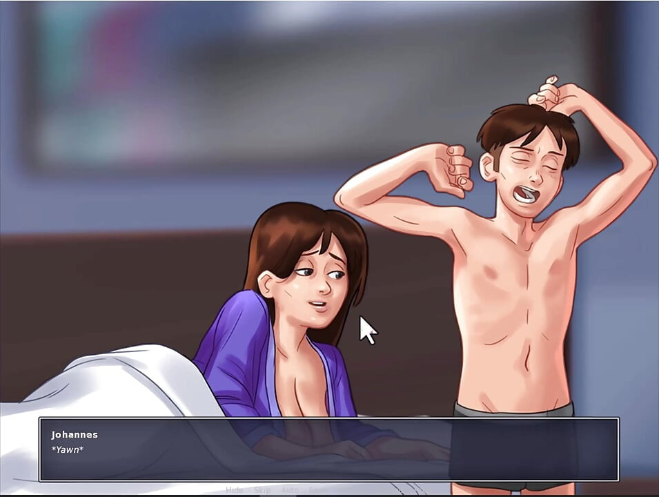 Summertime saga: the nurse helped Johannes