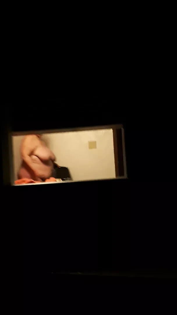peeping man
