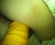 I fuck wife with big dildo