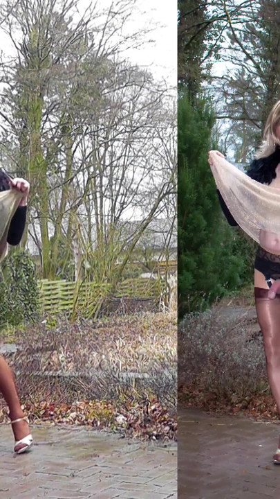 Jaw-dropping moment from "Wanking In Naughty See Through Clothing - compilation of the best sequences"