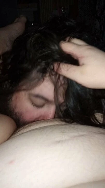 Eating friend’s pussy