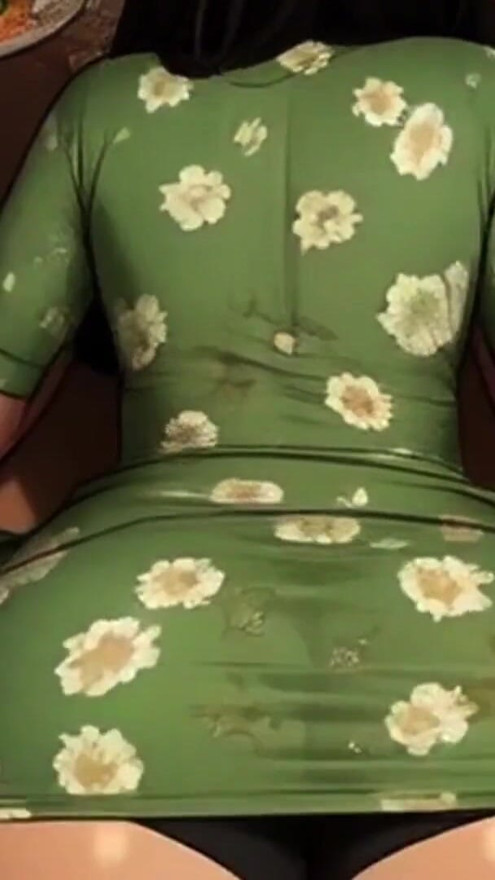 I love grinding my cock against my woman's ass in front of her relatives... | Clip 1