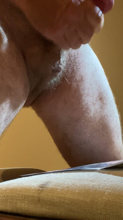 Daddy masturbates for a fan with cumshot | Clip 1