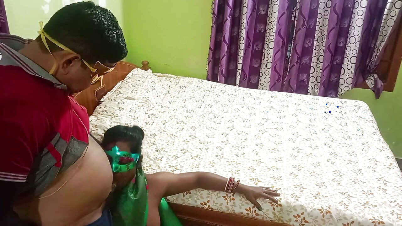 Indian Masked Dipasa Bhabhi Doggy Style Fucking and Riding Cock in Blue Flim Masti