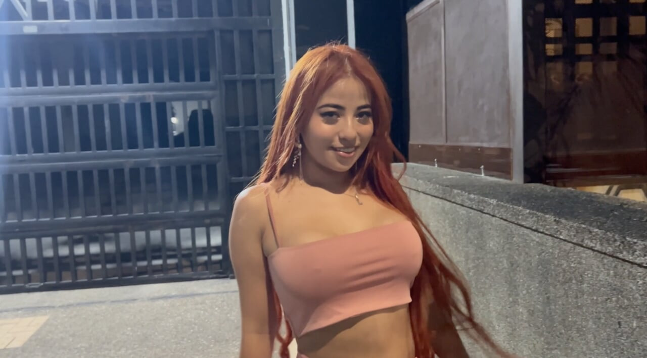 Hot Latina Redhead with Perfect Tits and White Toes Takes a Trip to the Sex Shop