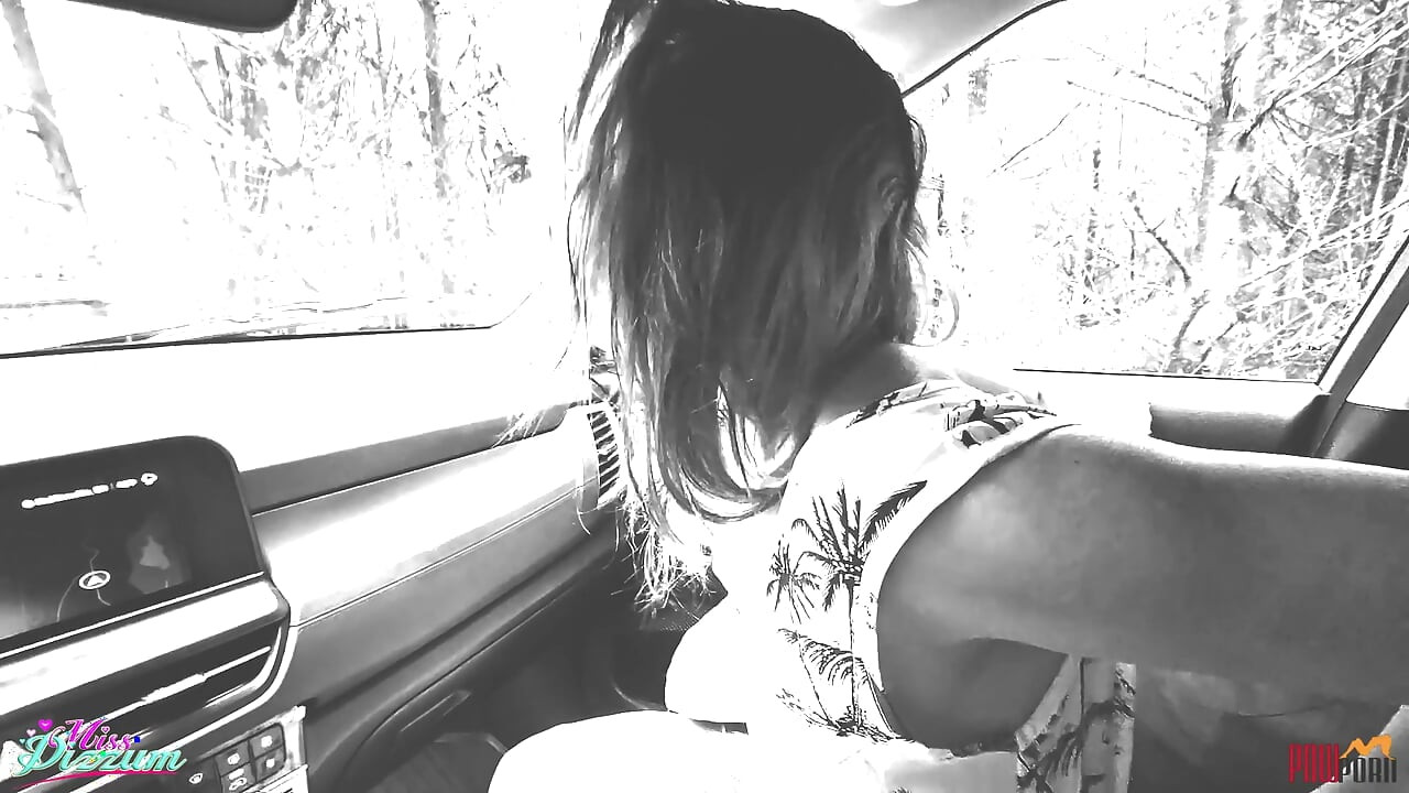 Photoshoot in Woods Creampied and Pissed on