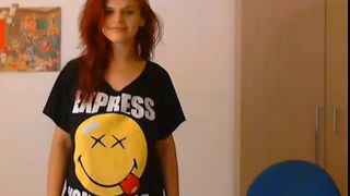 Big Tits Redhead Cam Model