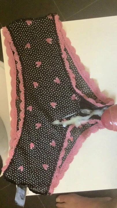 Pantie exchange cum shot