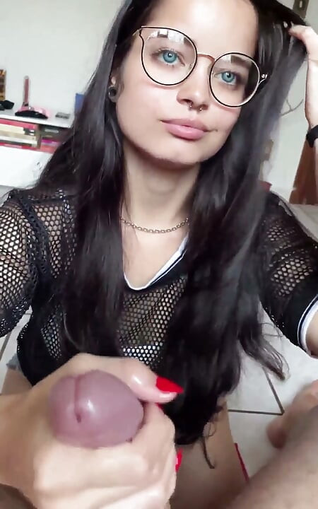 Debora Prado Played with the Egg on the Head of My Cock While Her Little Mouth Drooled on My Eggs