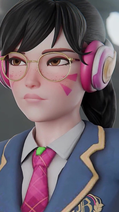 D.va eksamenskatastrofe bliver til BBC stram røvhulsstrækning - Overwatch 3D-porno