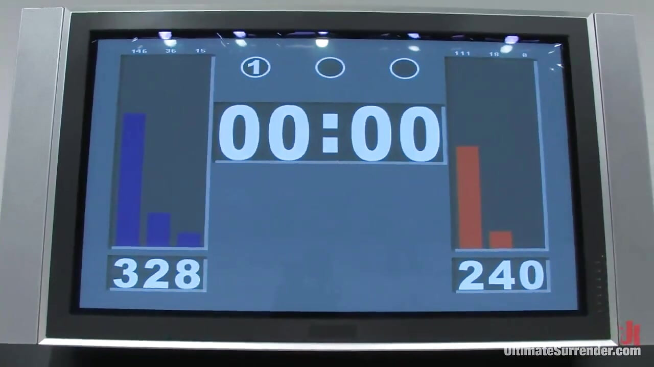Tag-ul echipei de ligă în direct , echipa portocalie versus Echipa albastră