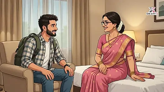 Desi bhabhi India terangsang dengan saree mengisap dan disetubuhi keras dengan gaya doggy