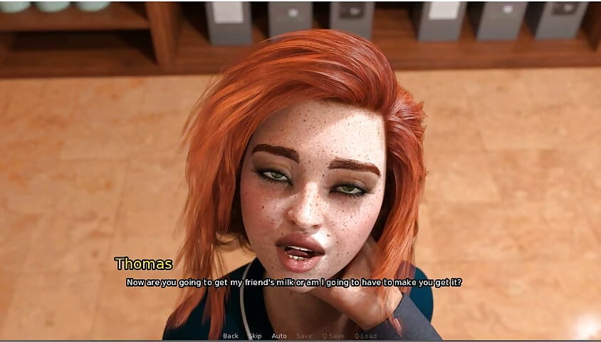Grandma's House -gameplay - Roleplay - Petite Teen - Face Fuck in the Coffee Shop
