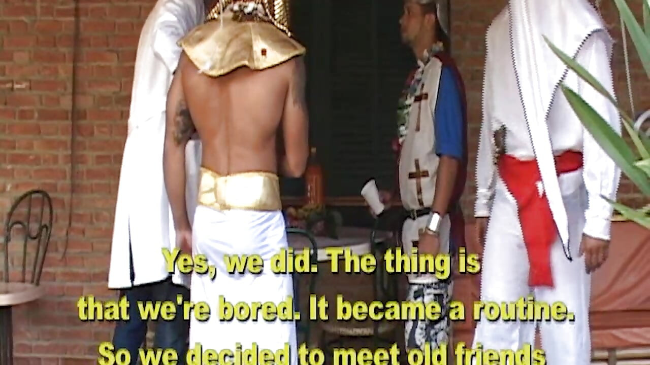 Backyard Costume Orgy: Masks Come off, and the Real Fun Begins