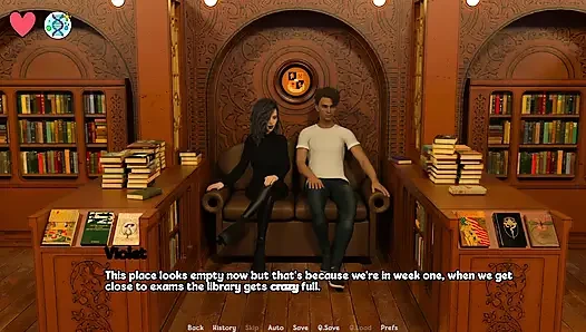 Elmwood University #23 - Romantic Date With Hot Busty Goth Girl