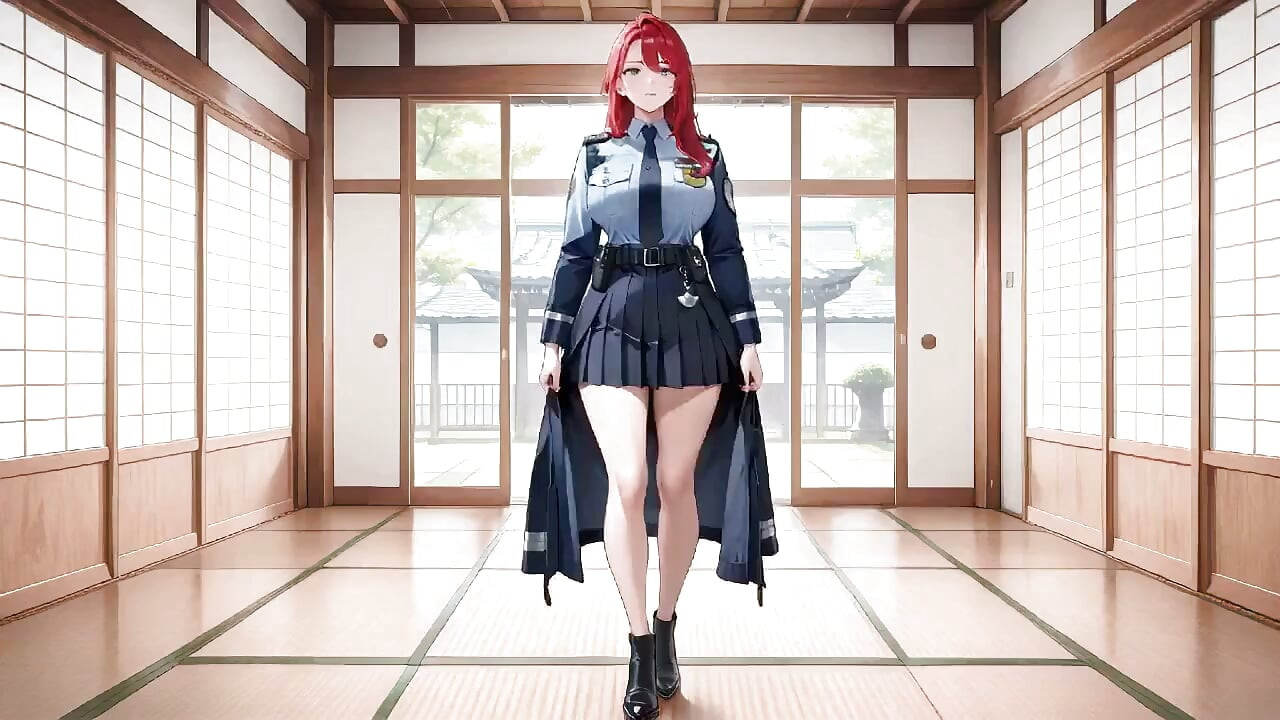 Office Uniform Too Tight, Elevator Door Squeezes Her Waist!