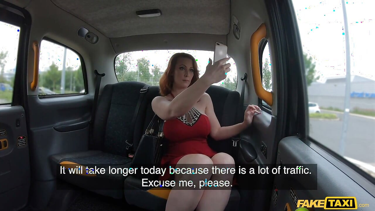 Fake Taxi - Big Tit MILF Redhead in the Red Dress Isabella Lui Loves Roadhead
