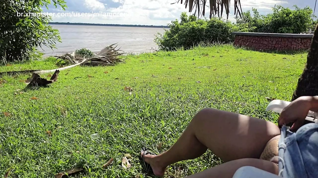What is this panties hiding? Would you dare to sit beside