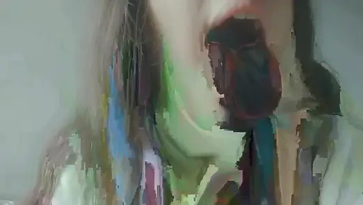 Just a cute student horny as fuck with her little mouth open read to drooling over your cock compilation from snapchat