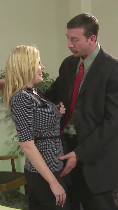 Key moment from "Huge Cock Boss Seduce Secretary Teen Codi to Fuck in Office"