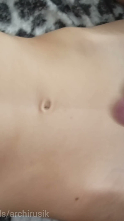 Milking young dicks to cum right on a young skinny body ! | Clip 1