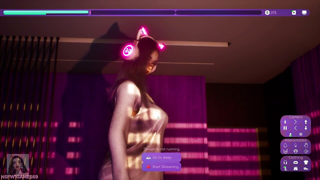 性感E Girl的Cams模拟器