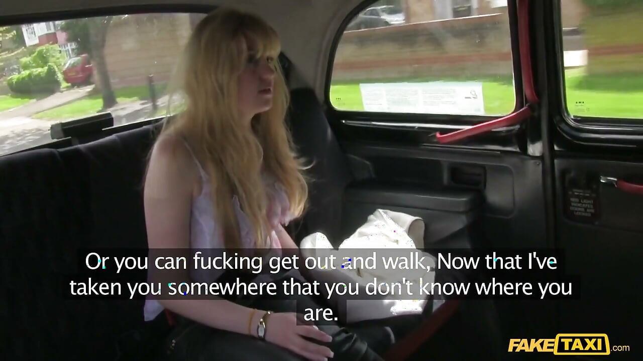 Fake Taxi - Naughty Blonde Stevie Nixxx Can't Pay Her Taxi Fare & Rubs Her Pussy Before a Big Blowjob POV