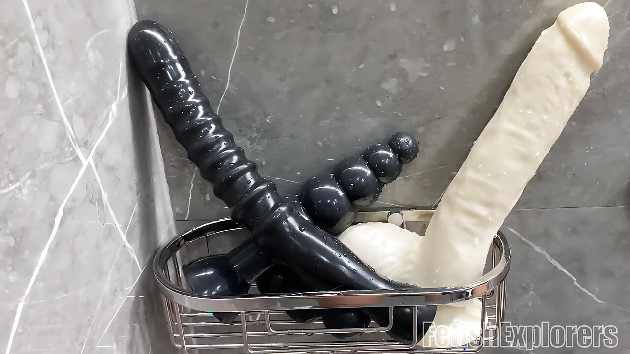 Shower Piss and Milk Enema