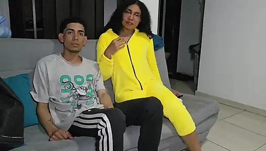 I Invited My New Neighbor to Come Over and He Ended Fucking Me Bareback, We Almost Got Caught