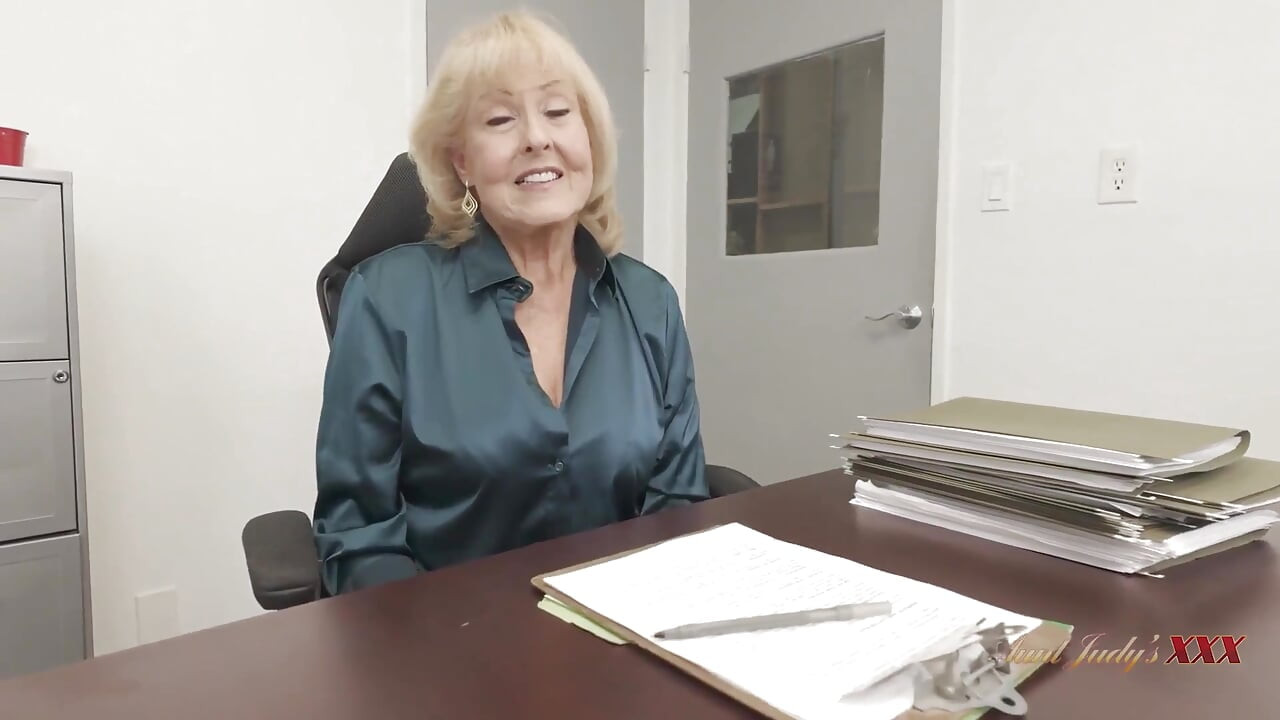 AuntJudysXXX - a Naughty Job Interview with Busty Boss GILF Desiree Eden