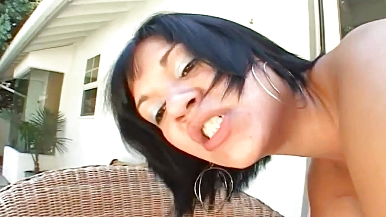 Black Pussy Shows Her Nice Round Ass for a Big Black Cock Fuck