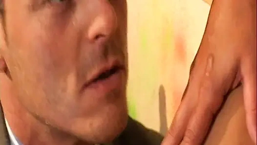 Blonde deutsche heiße mutter wird anal gefistet und in fetisch geritten