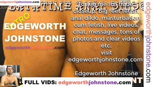 Edgeworth johnstone bath time anal consolador - bañera gay culo follando y chupando polla falsa
