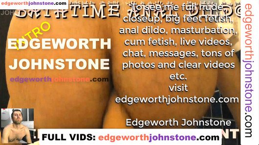 EDGEWORTH JOHNSTONE Bath time anal dildo - Bathtub gay ass fucking and sucking fake cock