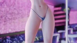 Samus Aran como um stripper versão 2