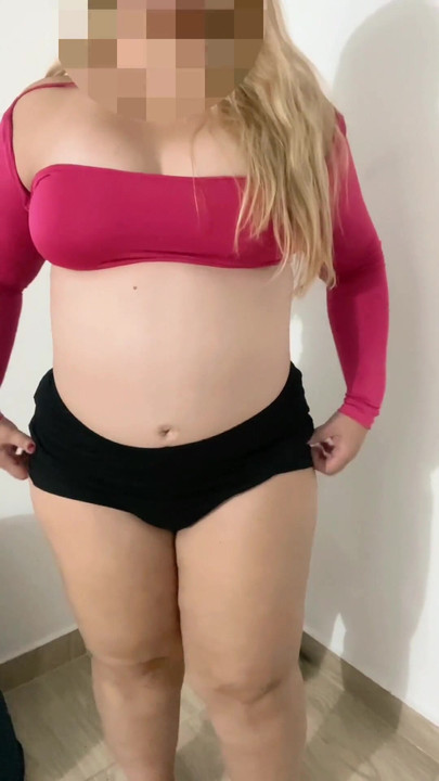 Jaw-dropping moment from "Thong, panties or shorts? real homemade with big ass blonde"