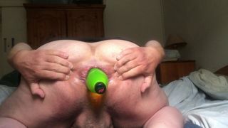 Green bottle anal gape - 2 of 2