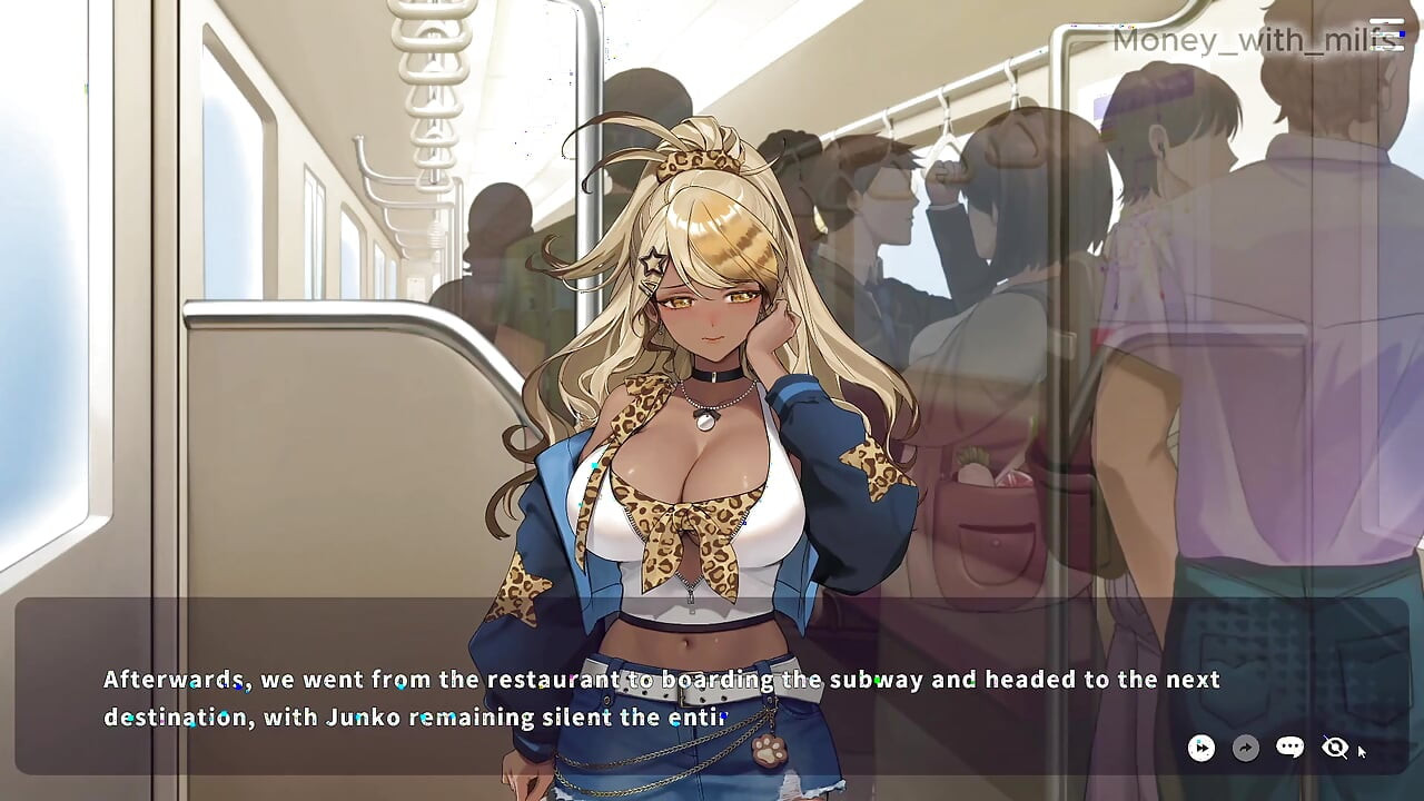 Game with Her Clitoris on the Bus // Vlover Game All Scenes